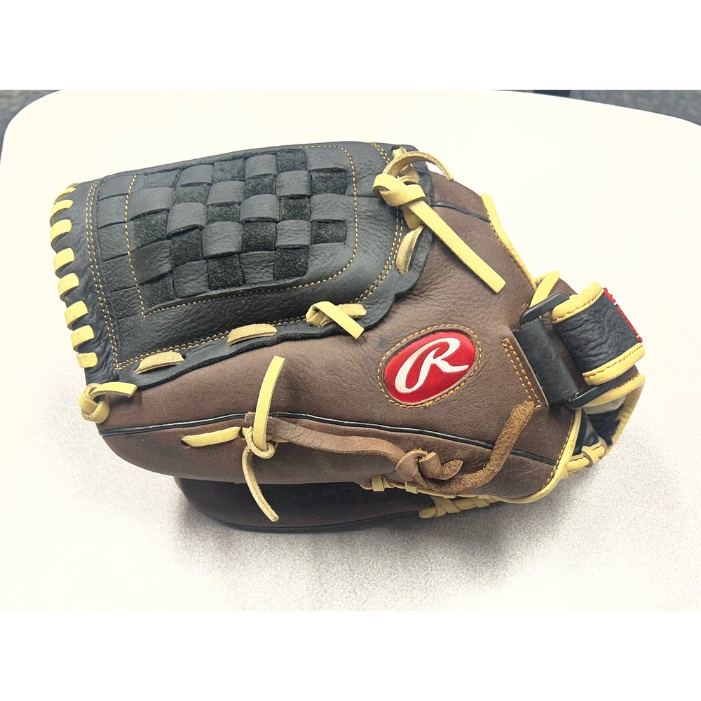 Rawlings RBG36BC Baseball Glove Brown Leather Zero Shock Right Hand Throw 12in